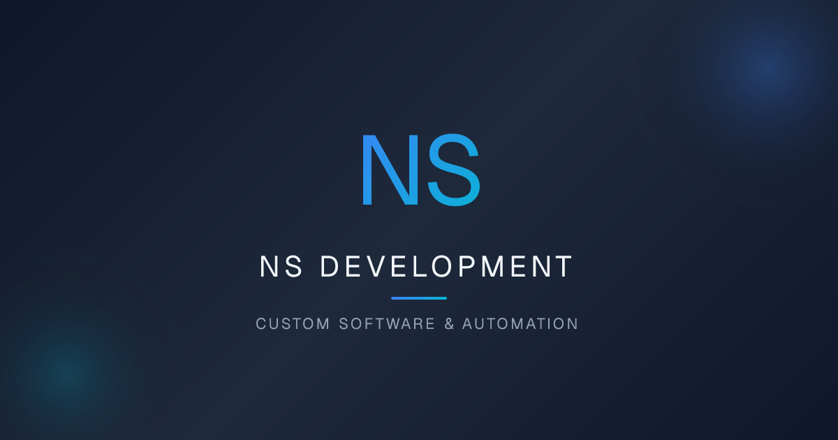 NS Development | Custom Software & Automation Studio